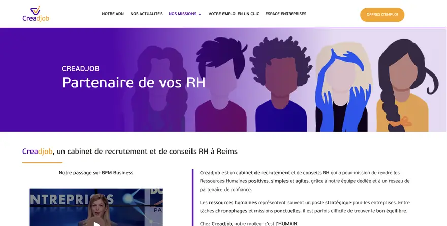 Site Creadjob — Formation