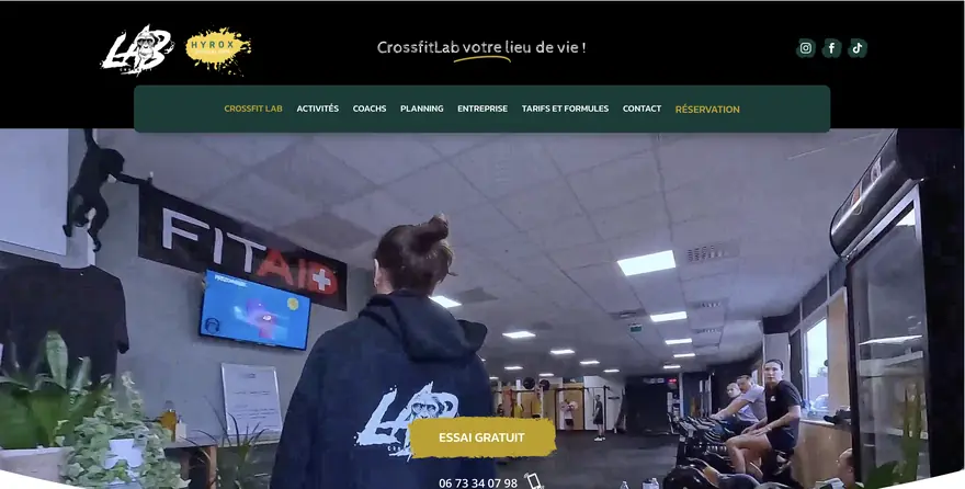Site Crossfitlab — Sport & fitness