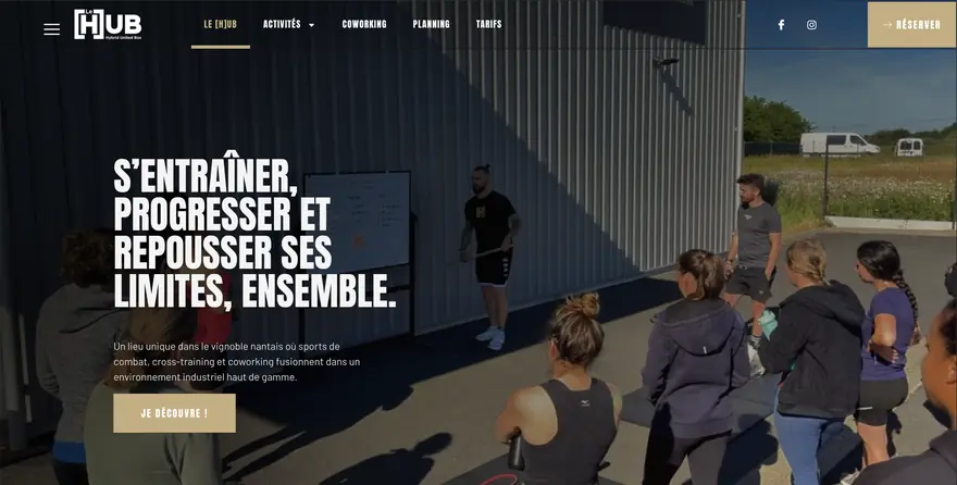 Site le HUB — Sport & fitness