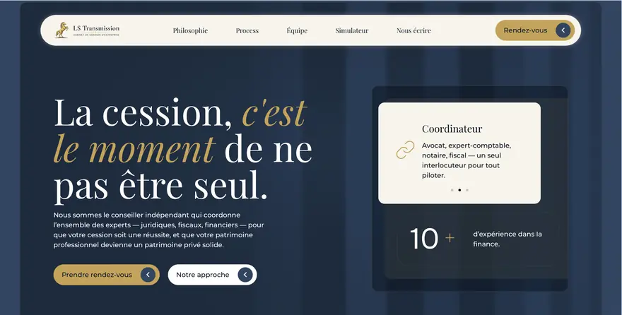 Site LS Transmission — Gestion de patrimoine
