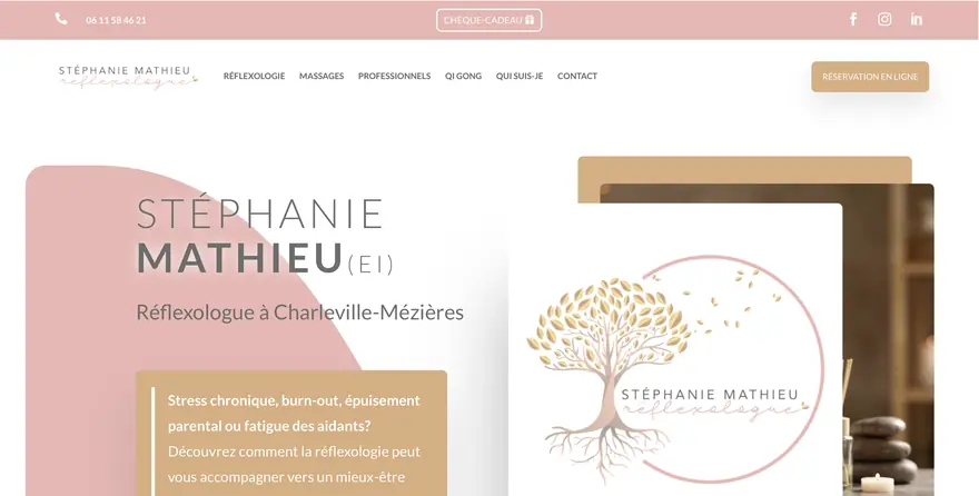 Site Stéphanie Mathieu — Bien-être & santé